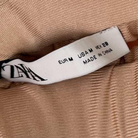 Zara Medium Pinkish Bronze Sequinned Midi Skirt - Picture 8 of 13